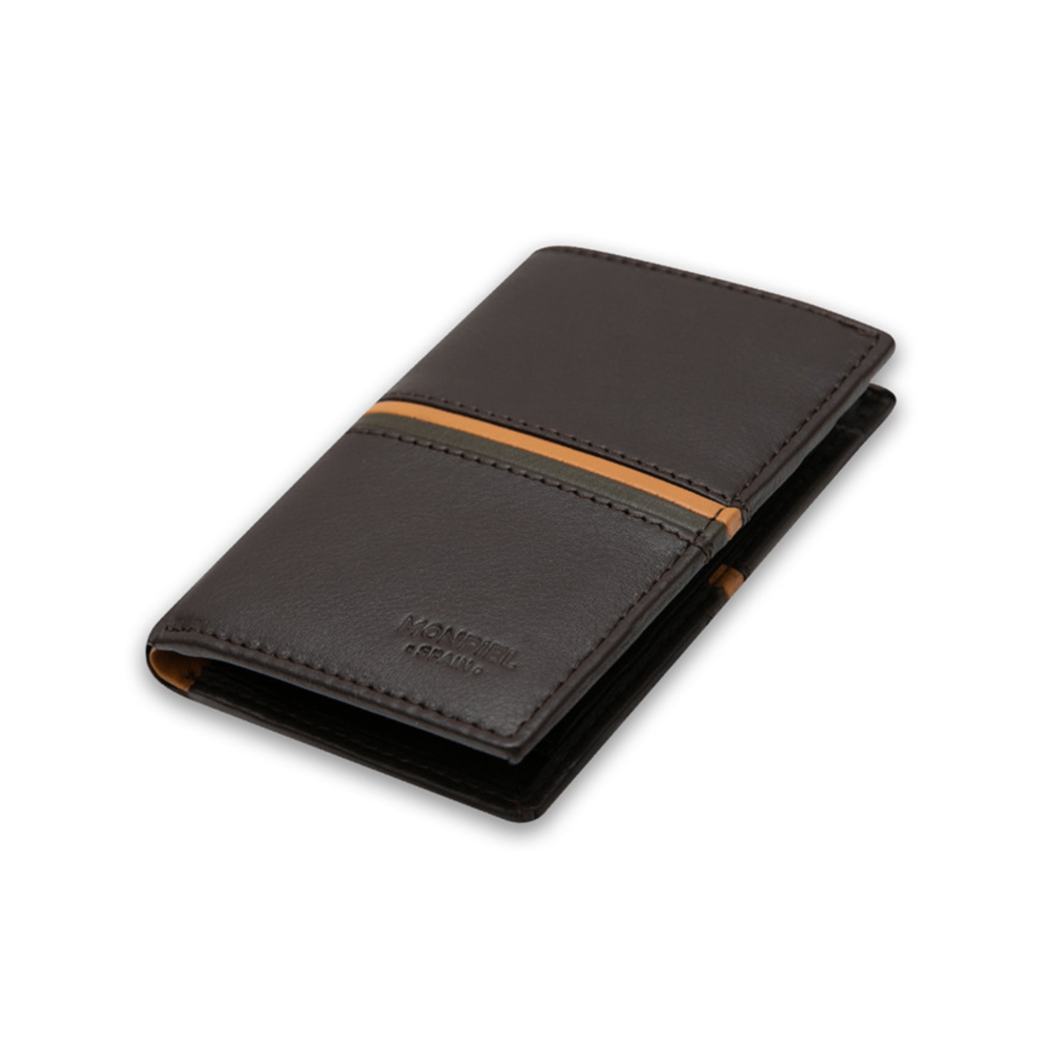 Cartera MP 2 rayas marron