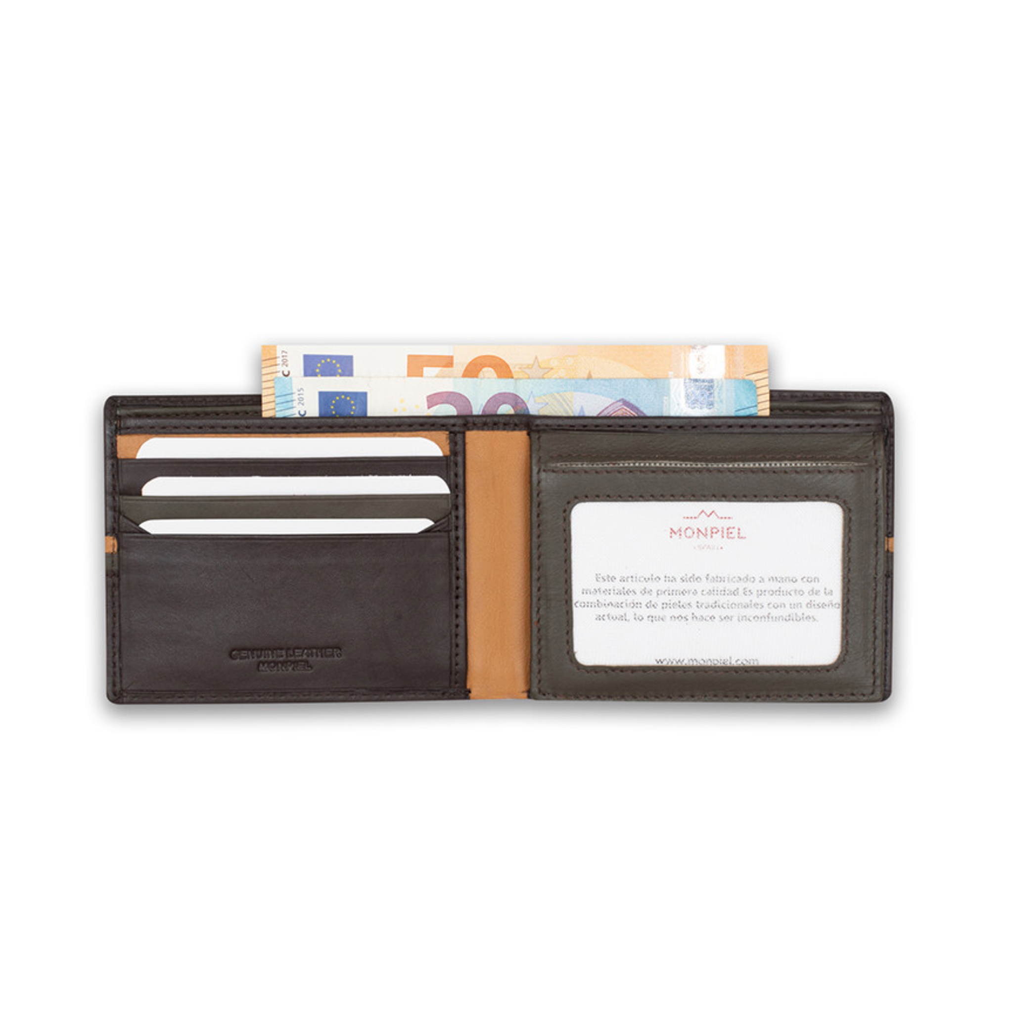 Cartera MP horizontalrayas colores Marron