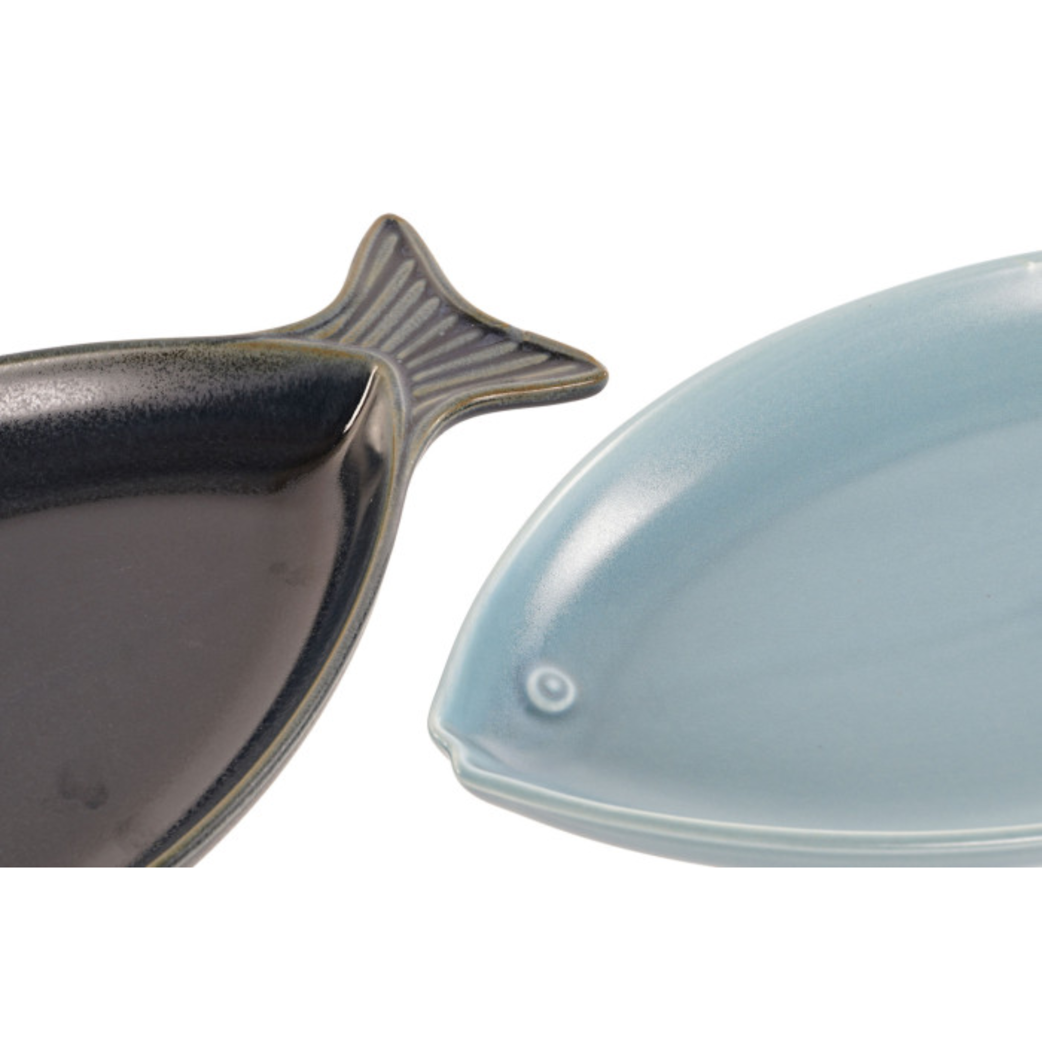 Fuente Pez azul / negro