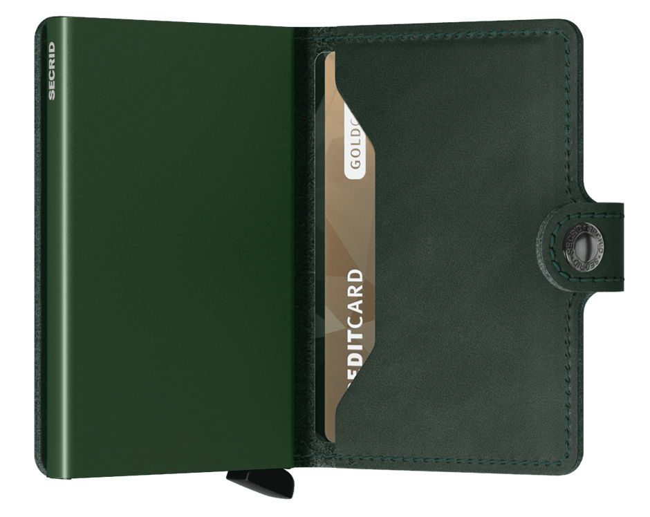 Tarjetero Secrid Original Verde
