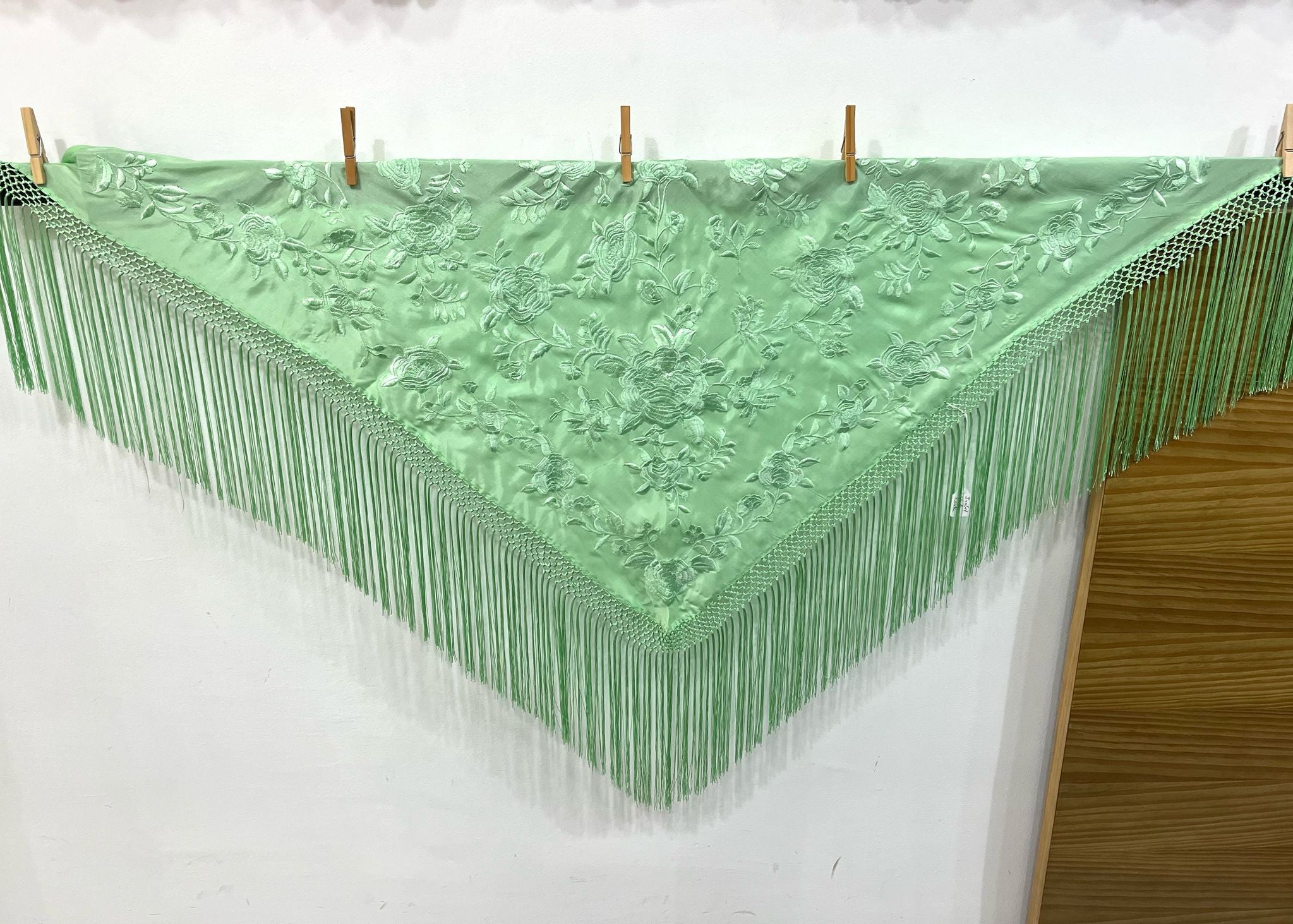 Mantoncillo Isabel verde menta