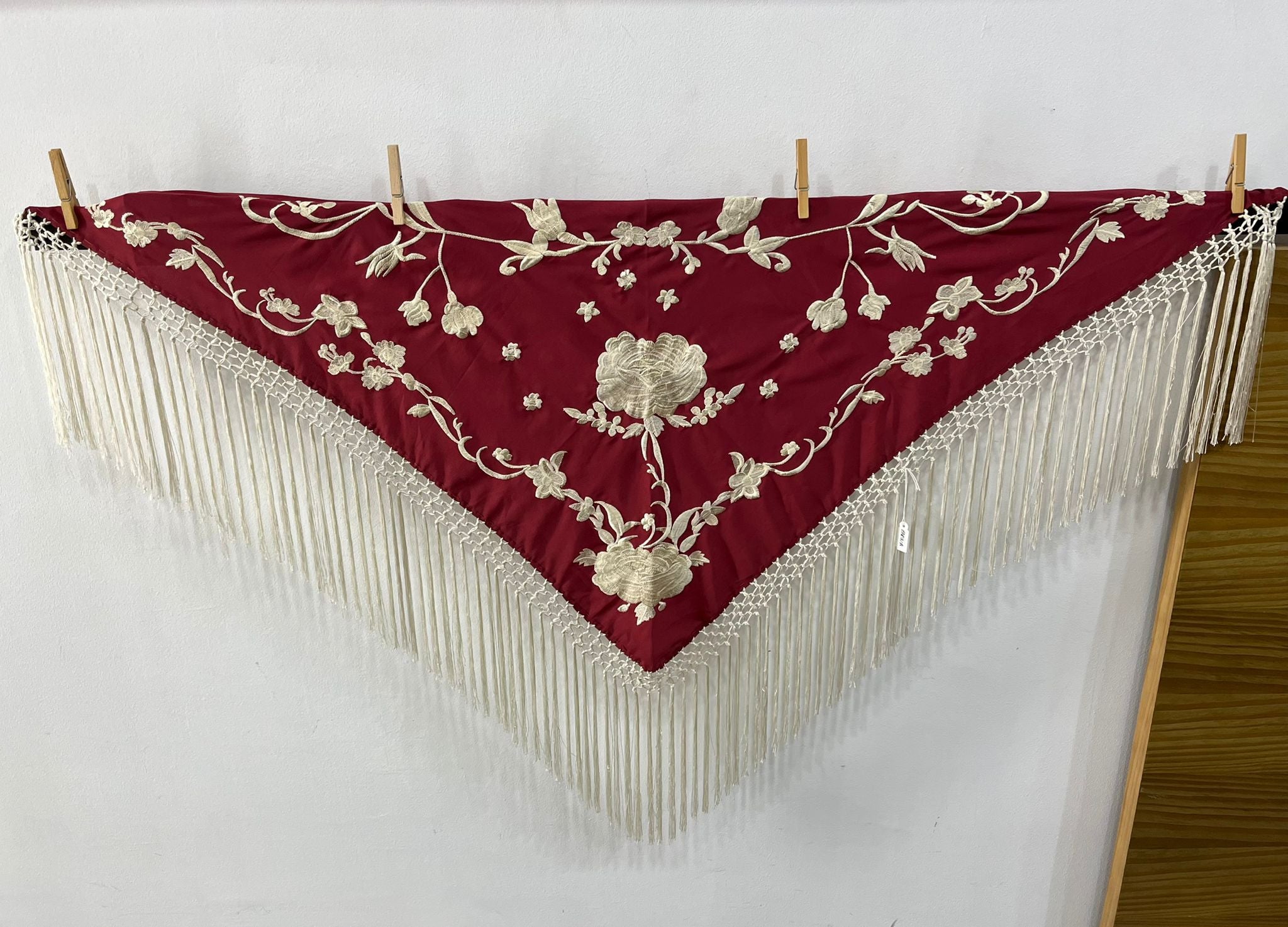 Mantoncillo Marina burdeos