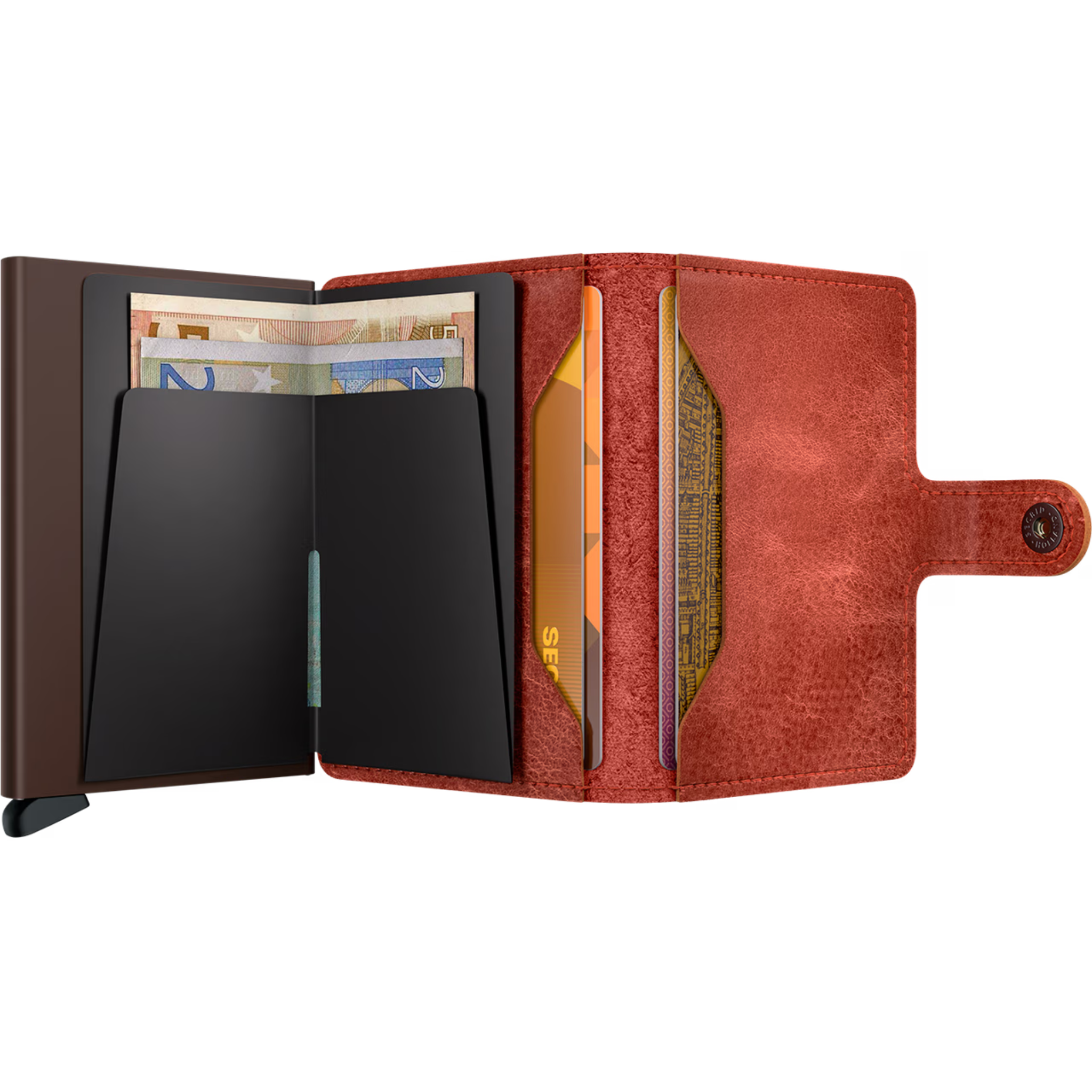 Tarjetero Secrid Original Naranja