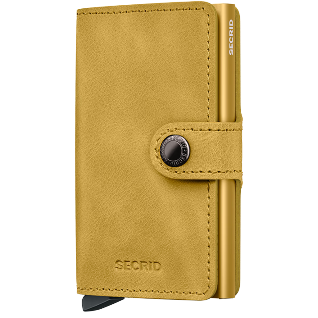 Tarjetero Secrid Vintage Amarillo