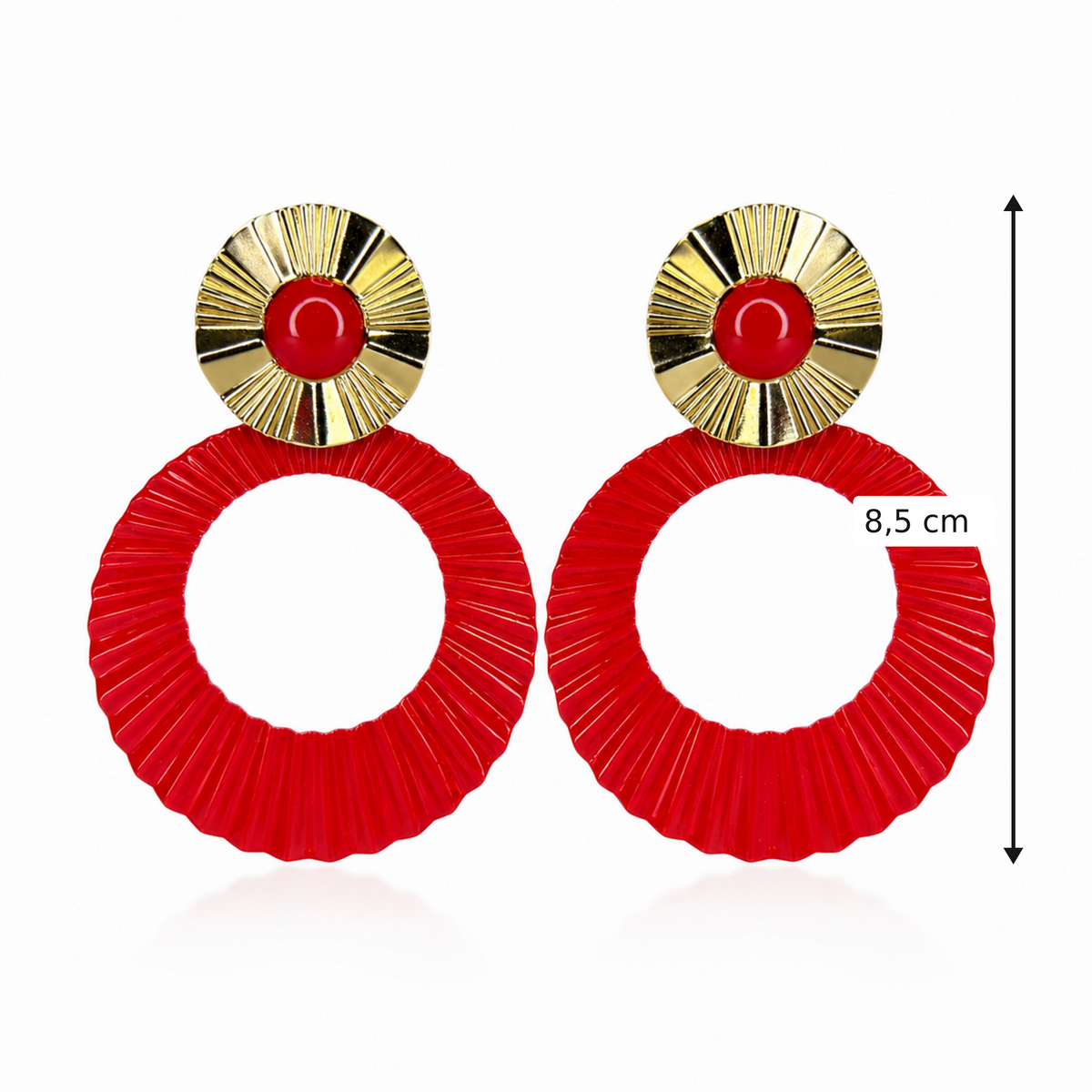 Pendientes Argolla Ondulada