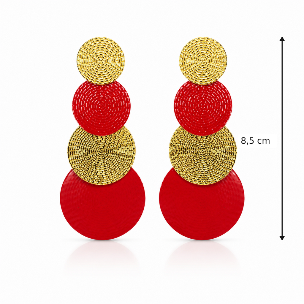 Pendientes Cuatro Lunas