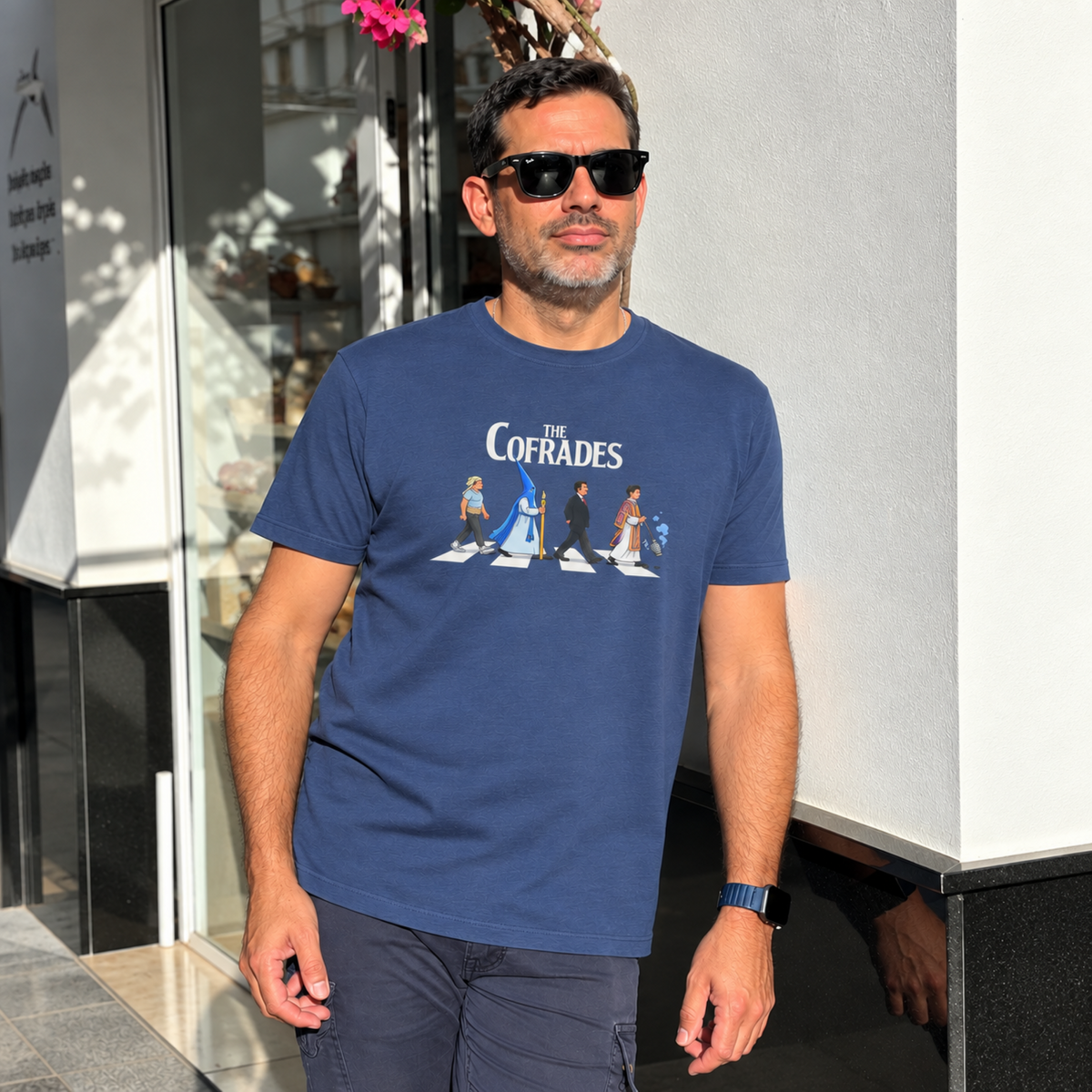 Camiseta de hombre The Cofrades azul